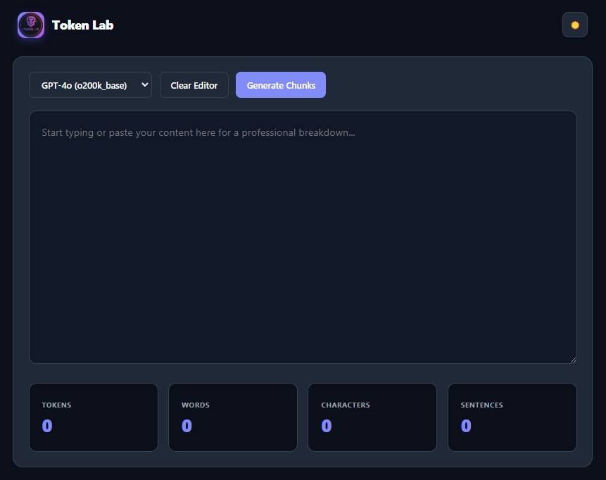 Token Lab: Token Counter and Analysis